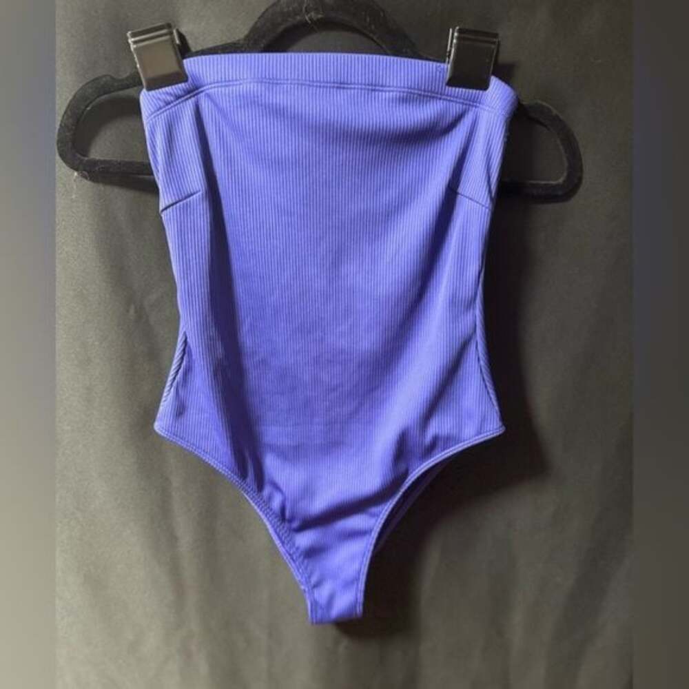 Elegant Blue Women's One Piece Swimsuit